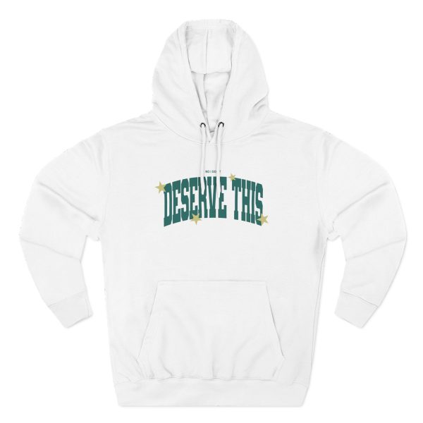 MICO “Deserve this” Three-Panel Fleece Hoodie